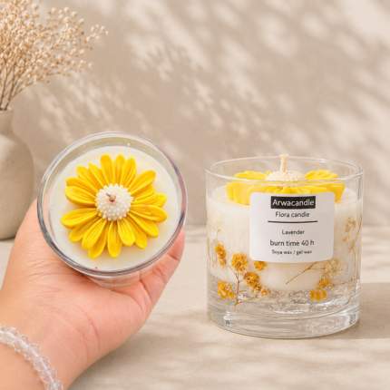 Floral Bloom Candle 🌸